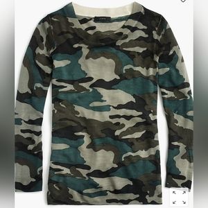 J.Crew merino wool camo sweater
